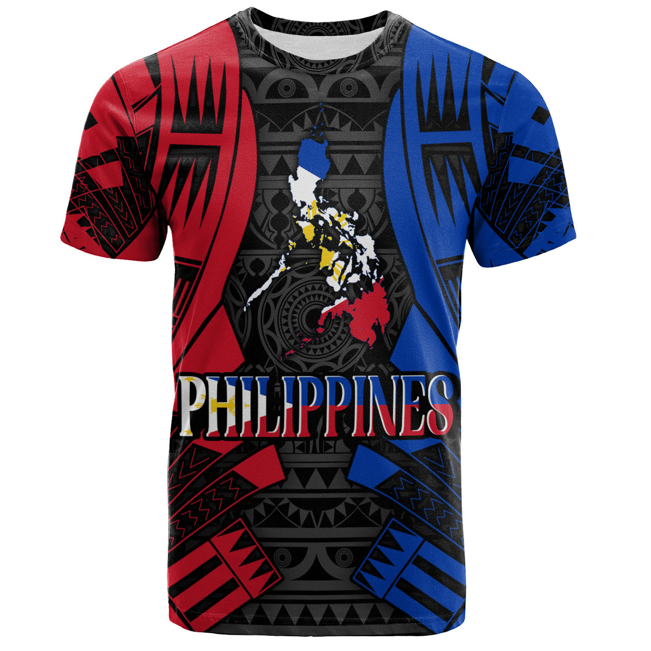 Philippines Filipinos Custom Personalised T-Shirt Tattoo Style