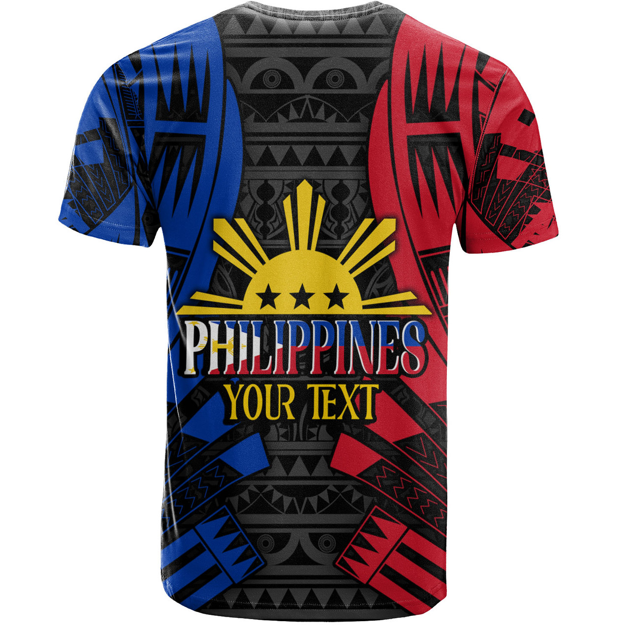 Philippines Filipinos Custom Personalised T-Shirt Tattoo Style