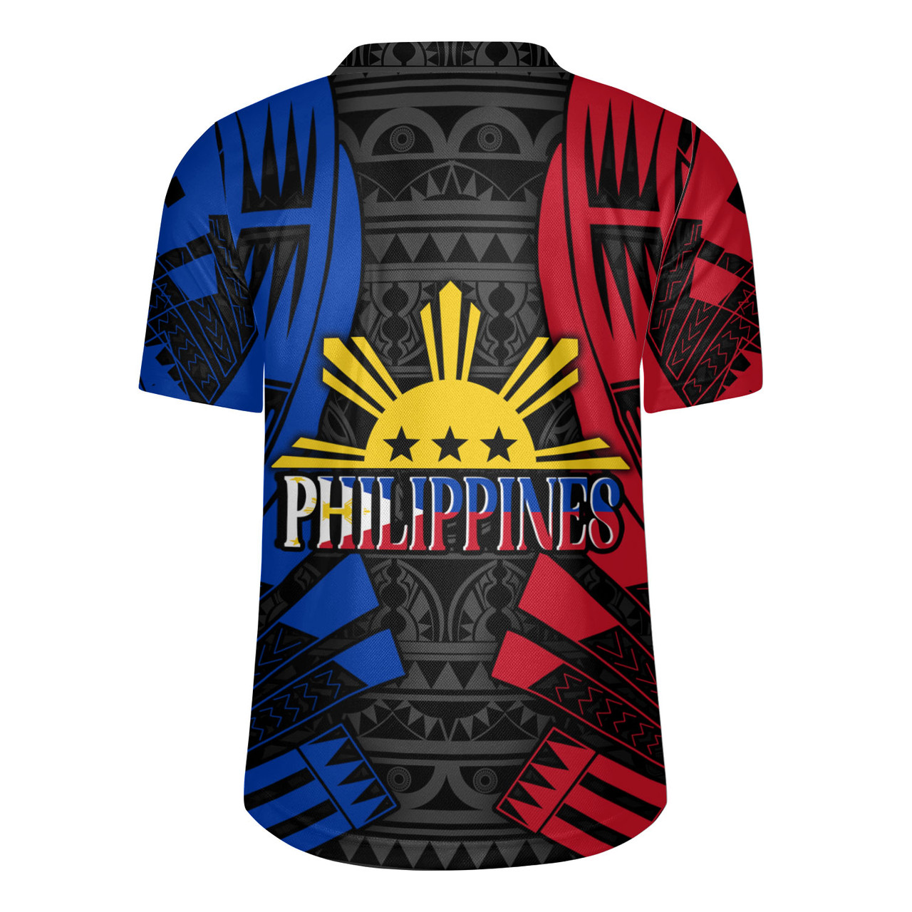 Philippines Filipinos Custom Personalised Rugby Jersey Tattoo Style