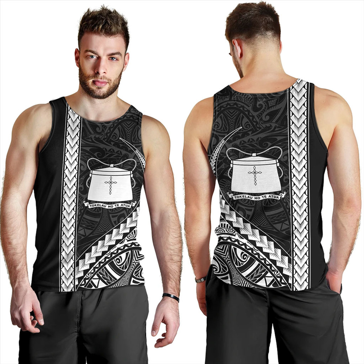 Tokelau Tank Top Tribal Polynesian Coat Of Arms