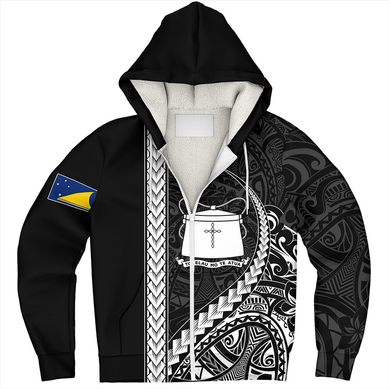 Tokelau Sherpa Hoodie Tribal Polynesian Coat Of Arms