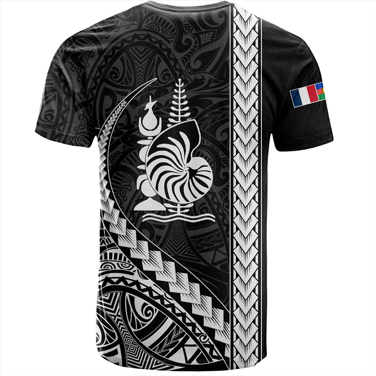 New Caledonia T-Shirt Tribal Melanesian Coat Of Arms