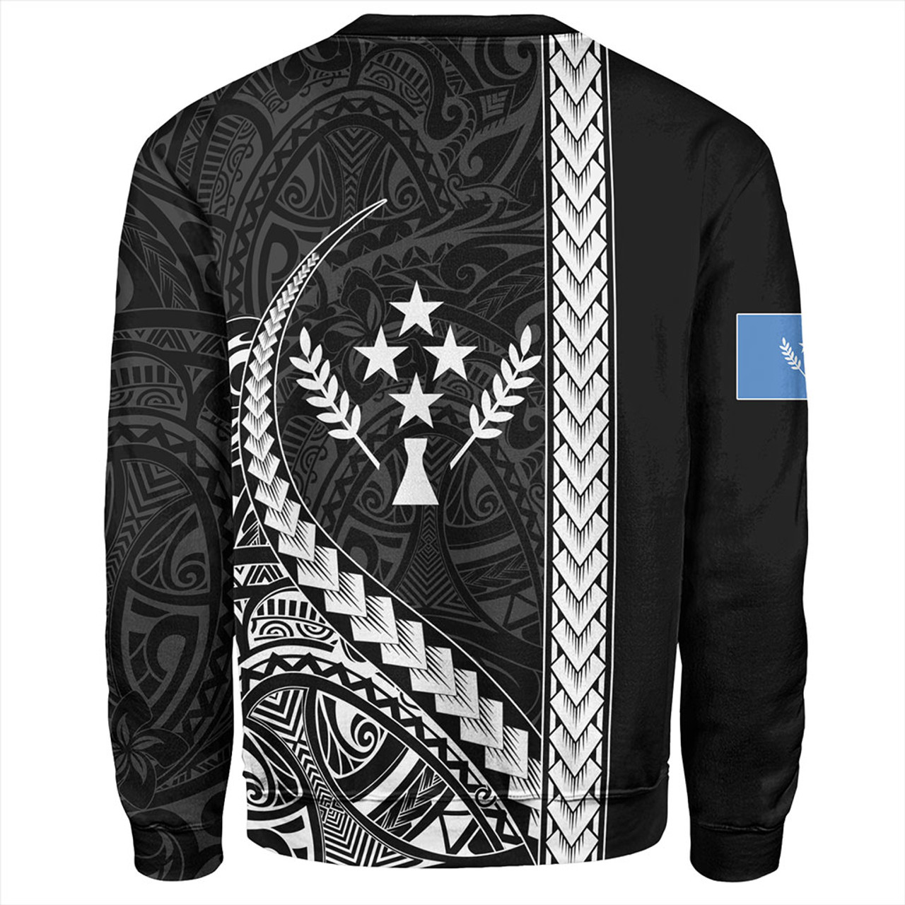 Kosrae Sweatshirt Tribal Micronesian Coat Of Arms