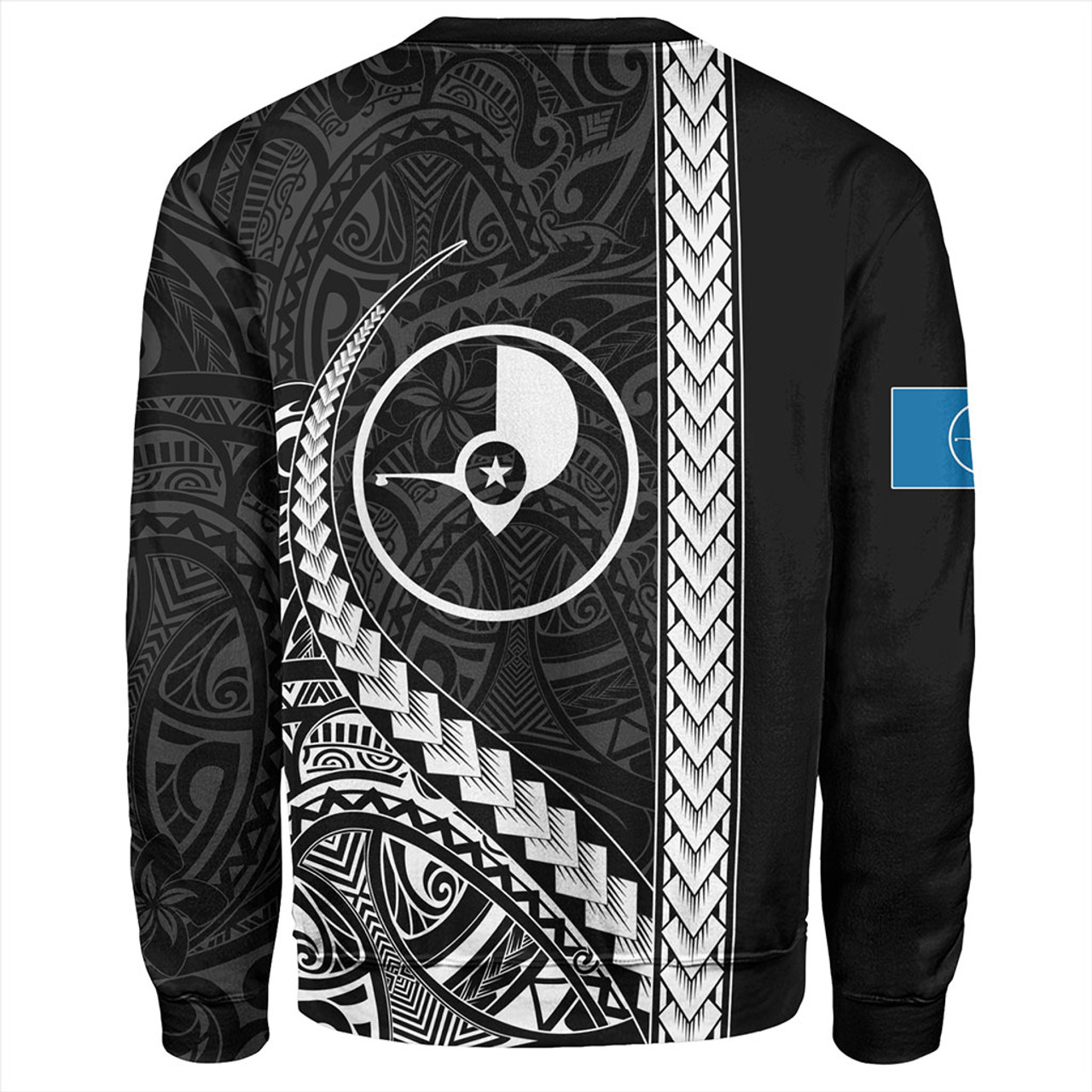 Yap State Sweatshirt Tribal Micronesian Coat Of Arms