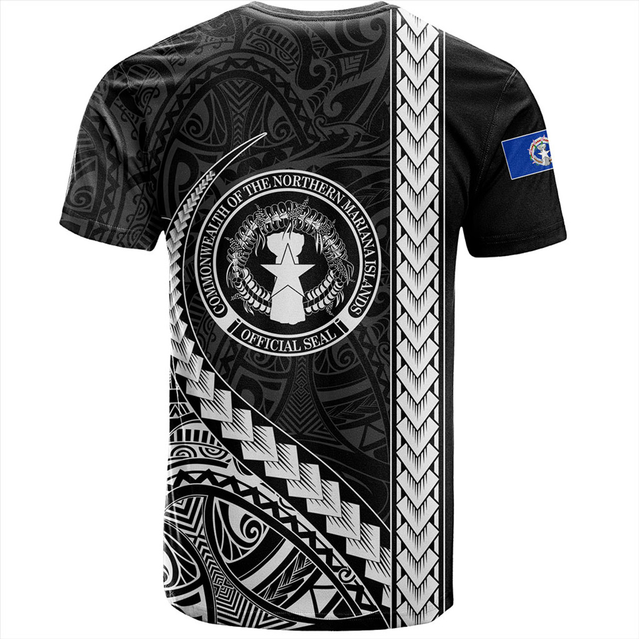 Northern Mariana Islands T-Shirt Tribal Micronesian Coat Of Arms