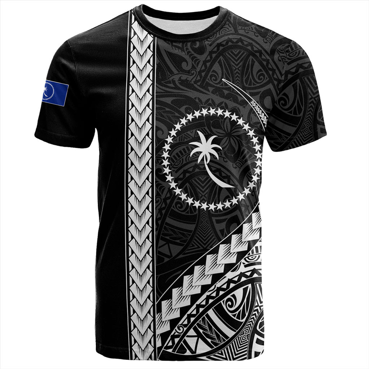 Chuuk State T-Shirt Tribal Micronesian Coat Of Arms