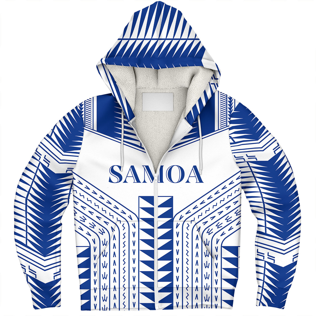 Samoa Custom Personalised Sherpa Hoodie Manu Samoa