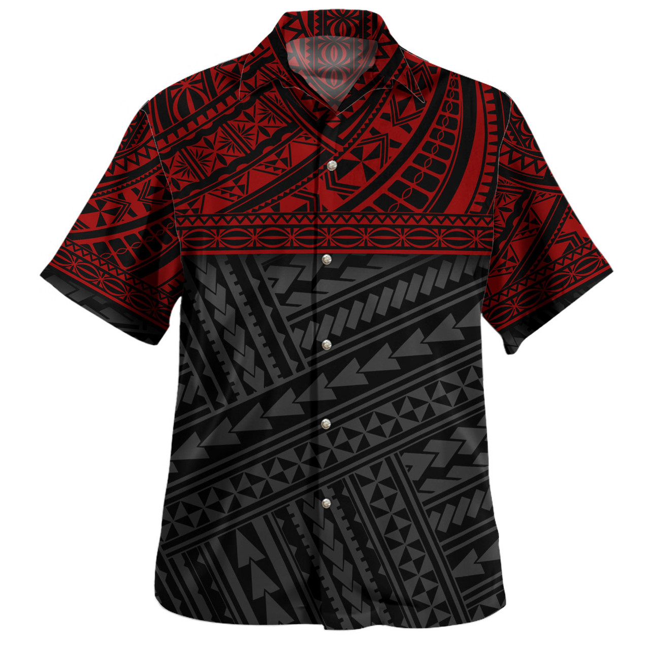 Polynesian Custom Personalised Hawaiian Shirt Polynesian Tribal Patterns