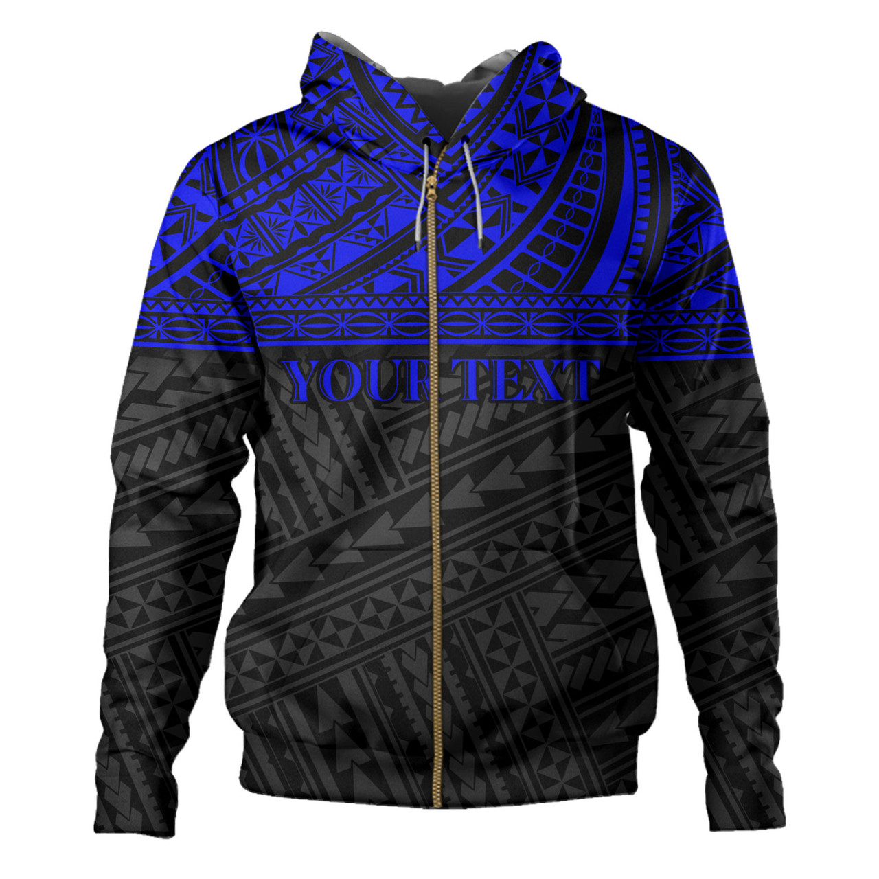 Polynesian Custom Personalised Hoodie Polynesian Tribal Patterns