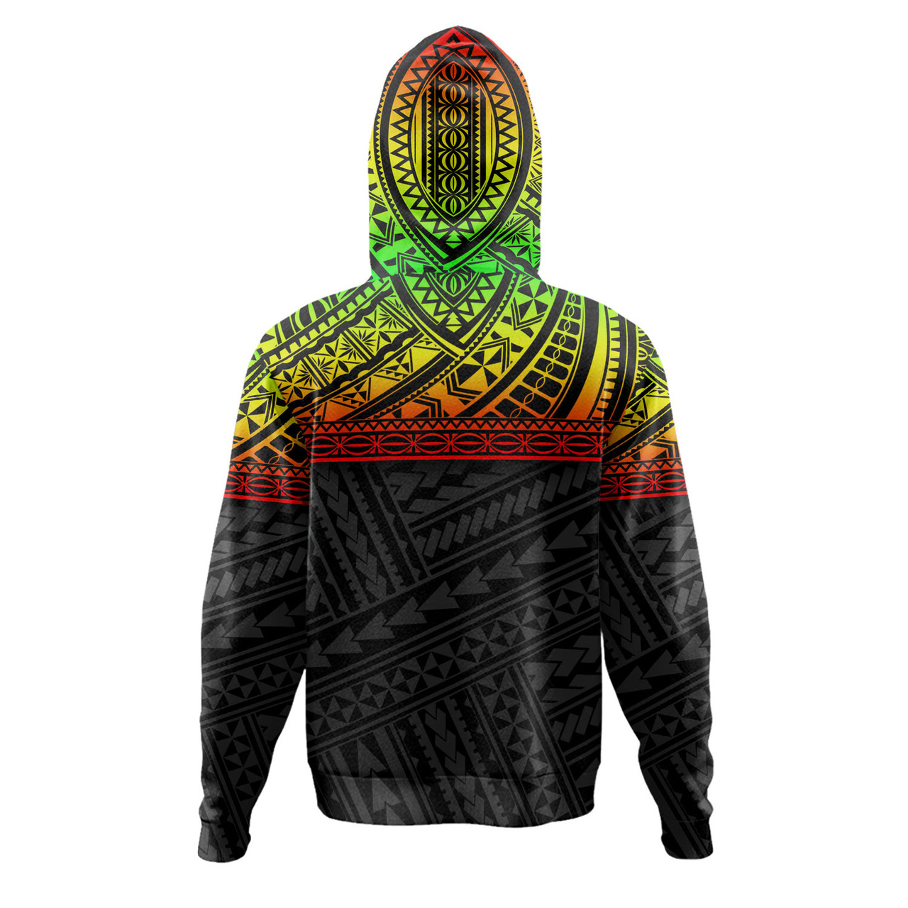 Polynesian Custom Personalised Hoodie Polynesian Tribal Patterns