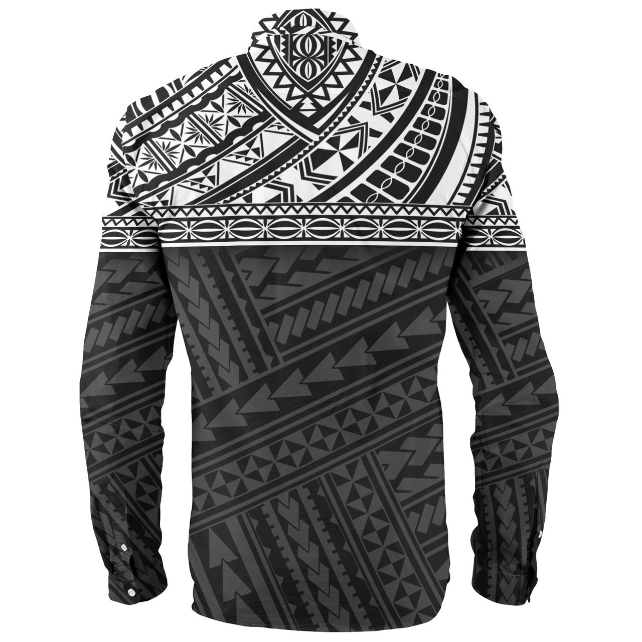 Polynesian Custom Personalised Long Sleeve Shirt Polynesian Tribal Patterns