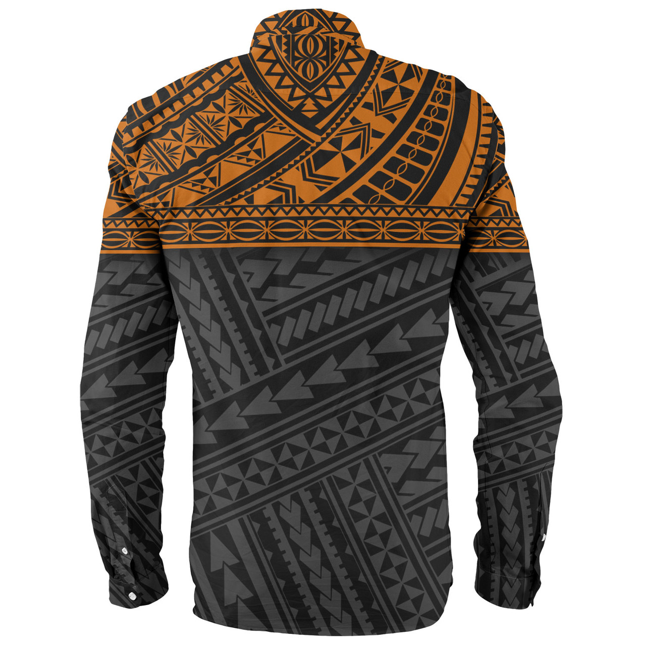 Polynesian Custom Personalised Long Sleeve Shirt Polynesian Tribal Patterns