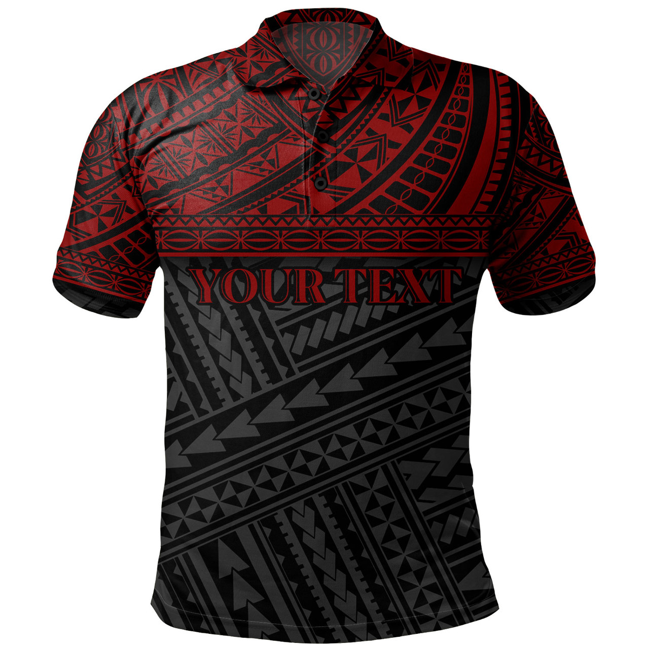 Polynesian Custom Personalised Polo Shirt Polynesian Tribal Patterns