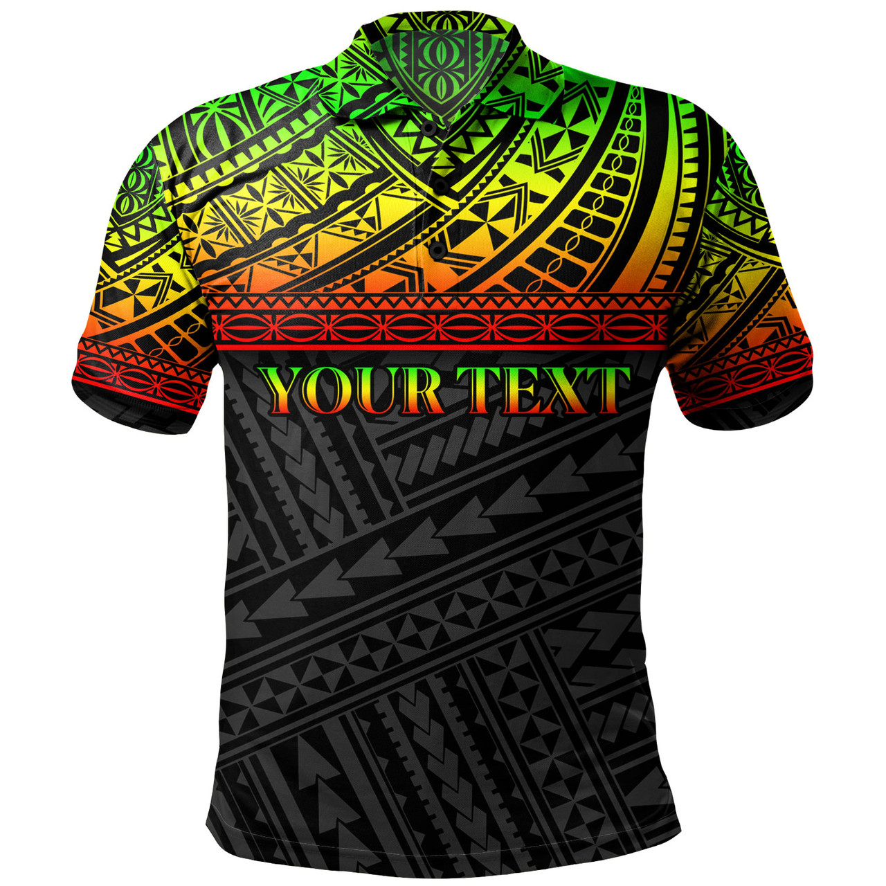 Polynesian Custom Personalised Polo Shirt Polynesian Tribal Patterns