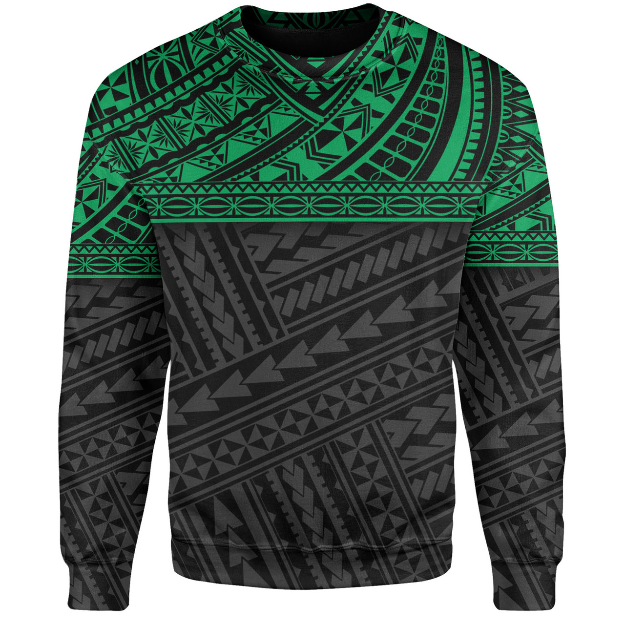 Polynesian Custom Personalised Sweatshirt Polynesian Tribal Patterns