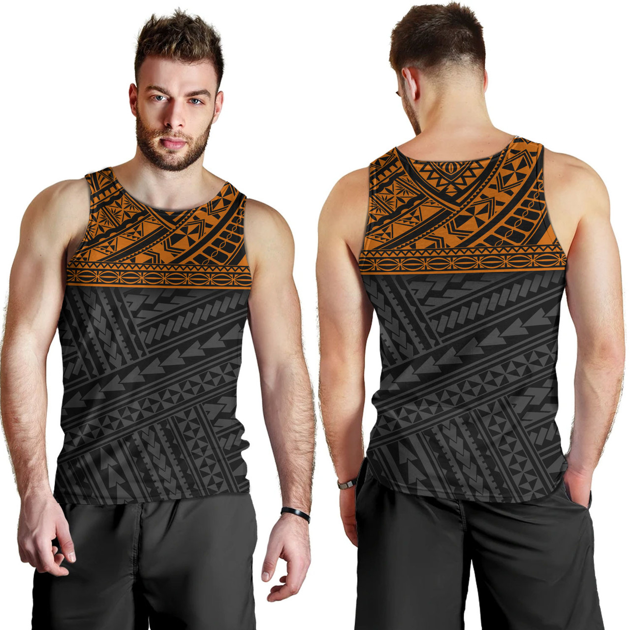 Polynesian Custom Personalised Tank Top Polynesian Tribal Patterns