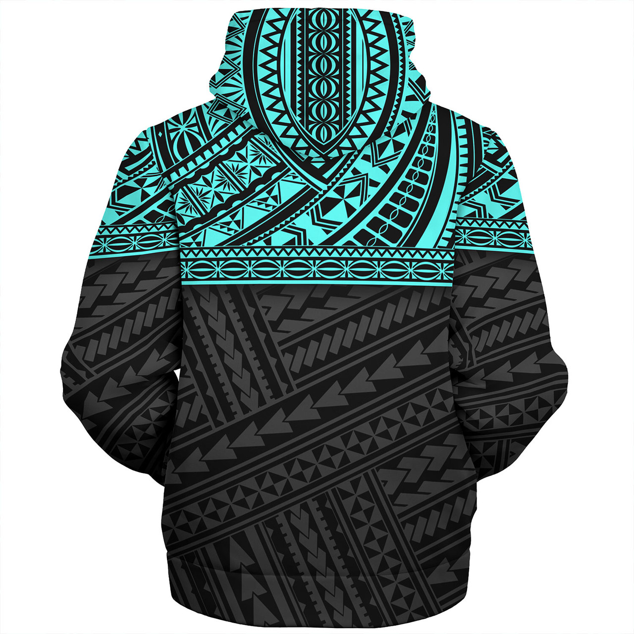 Polynesian Custom Personalised Sherpa Hoodie Polynesian Tribal Patterns