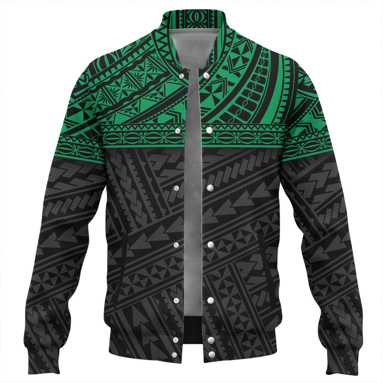 Polynesian Custom Personalised Baseball Jacket Polynesian Tribal Patterns