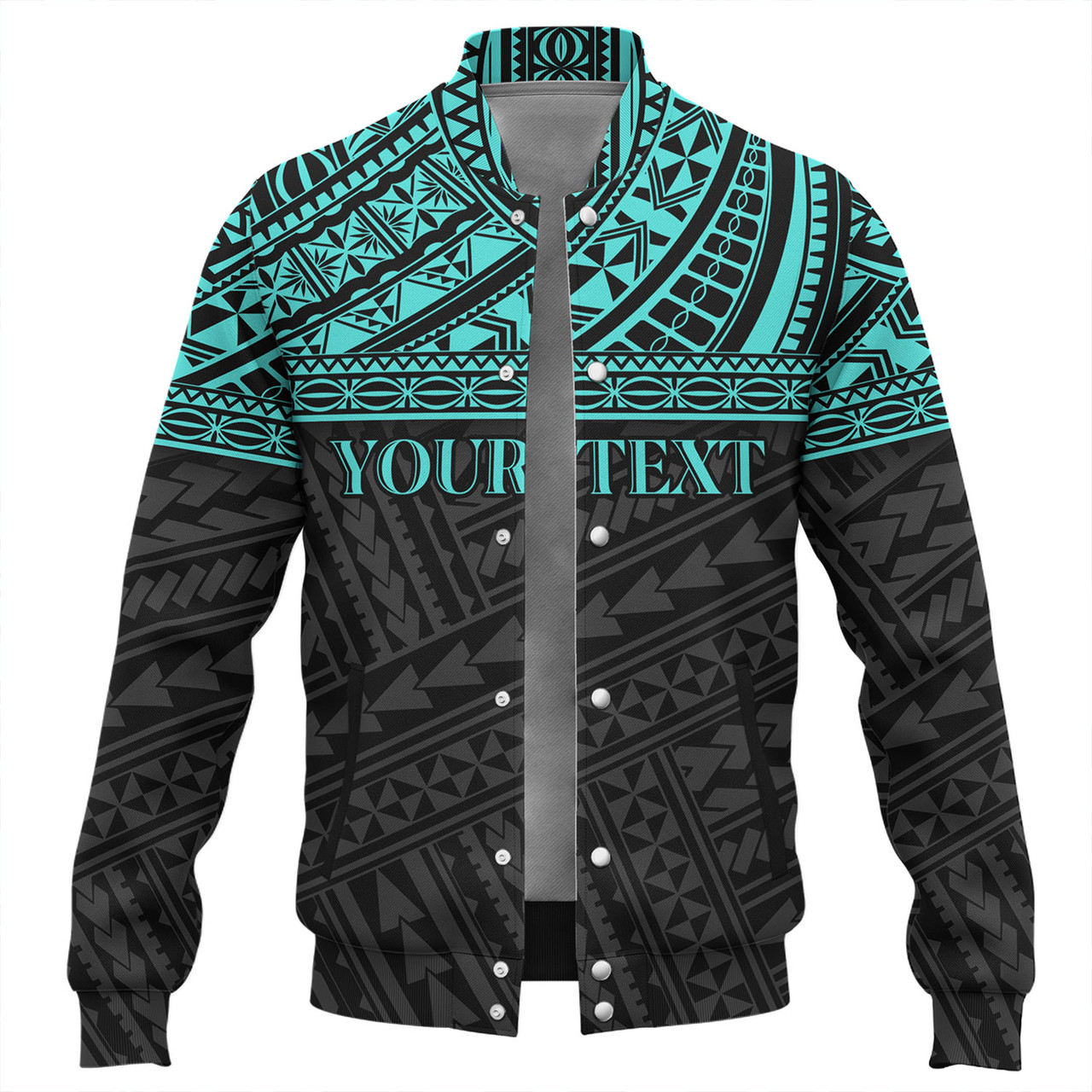 Polynesian Custom Personalised Baseball Jacket Polynesian Tribal Patterns