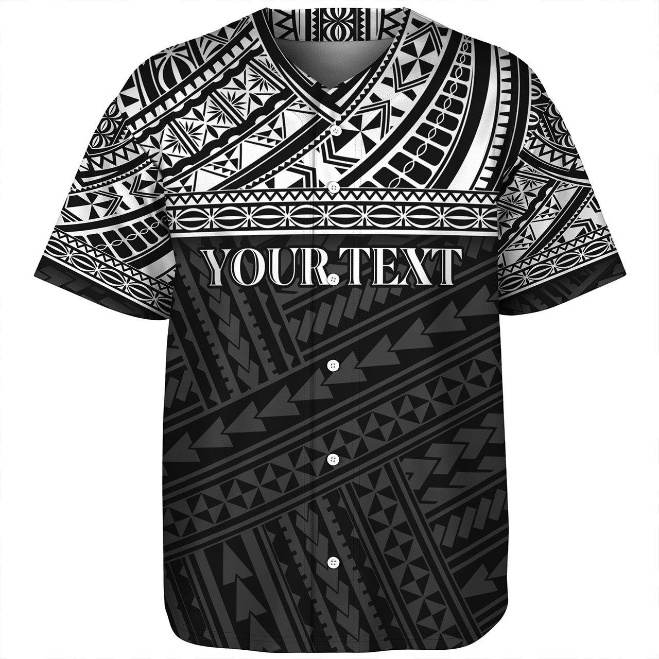 Polynesian Custom Personalised Baseball Shirt Polynesian Tribal Patterns