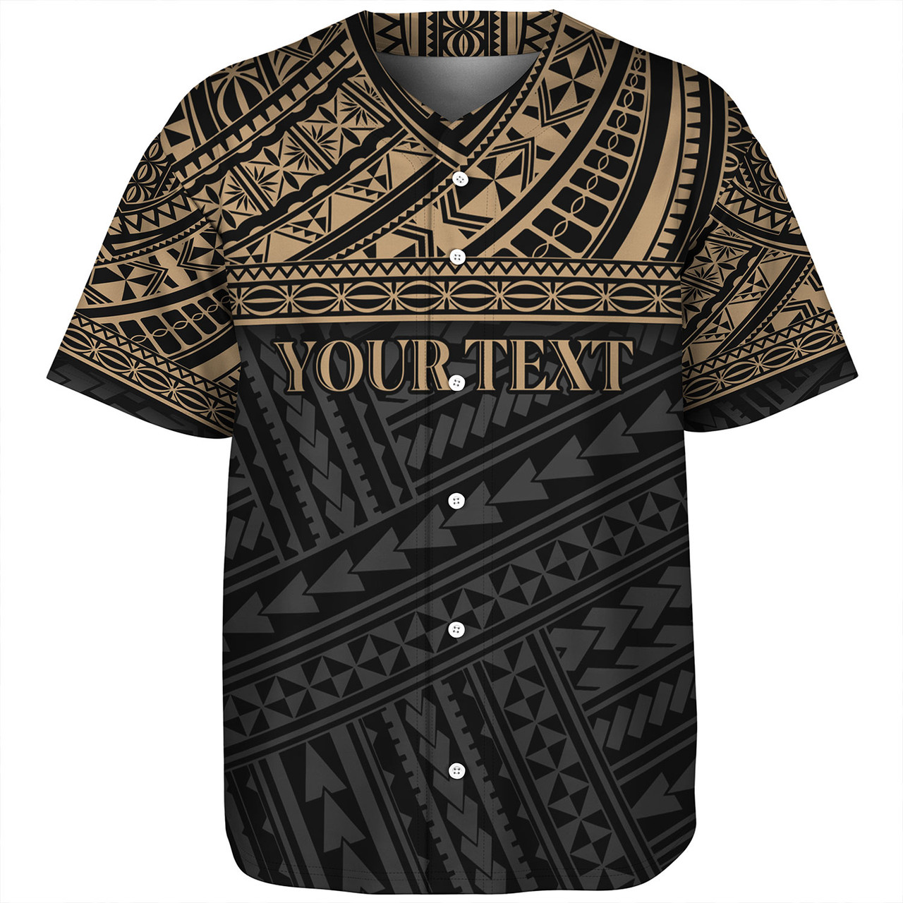 Polynesian Custom Personalised Baseball Shirt Polynesian Tribal Patterns