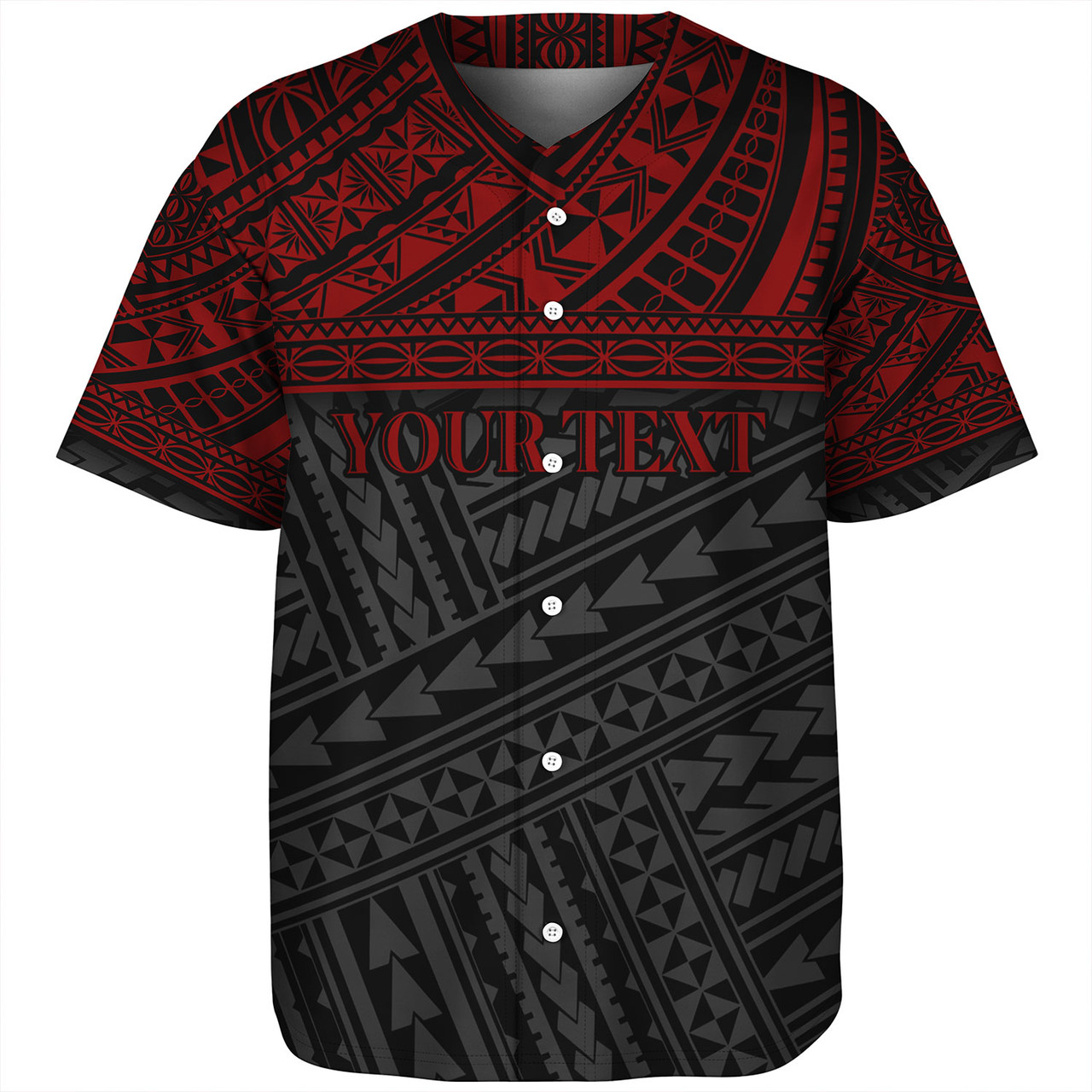 Polynesian Custom Personalised Baseball Shirt Polynesian Tribal Patterns