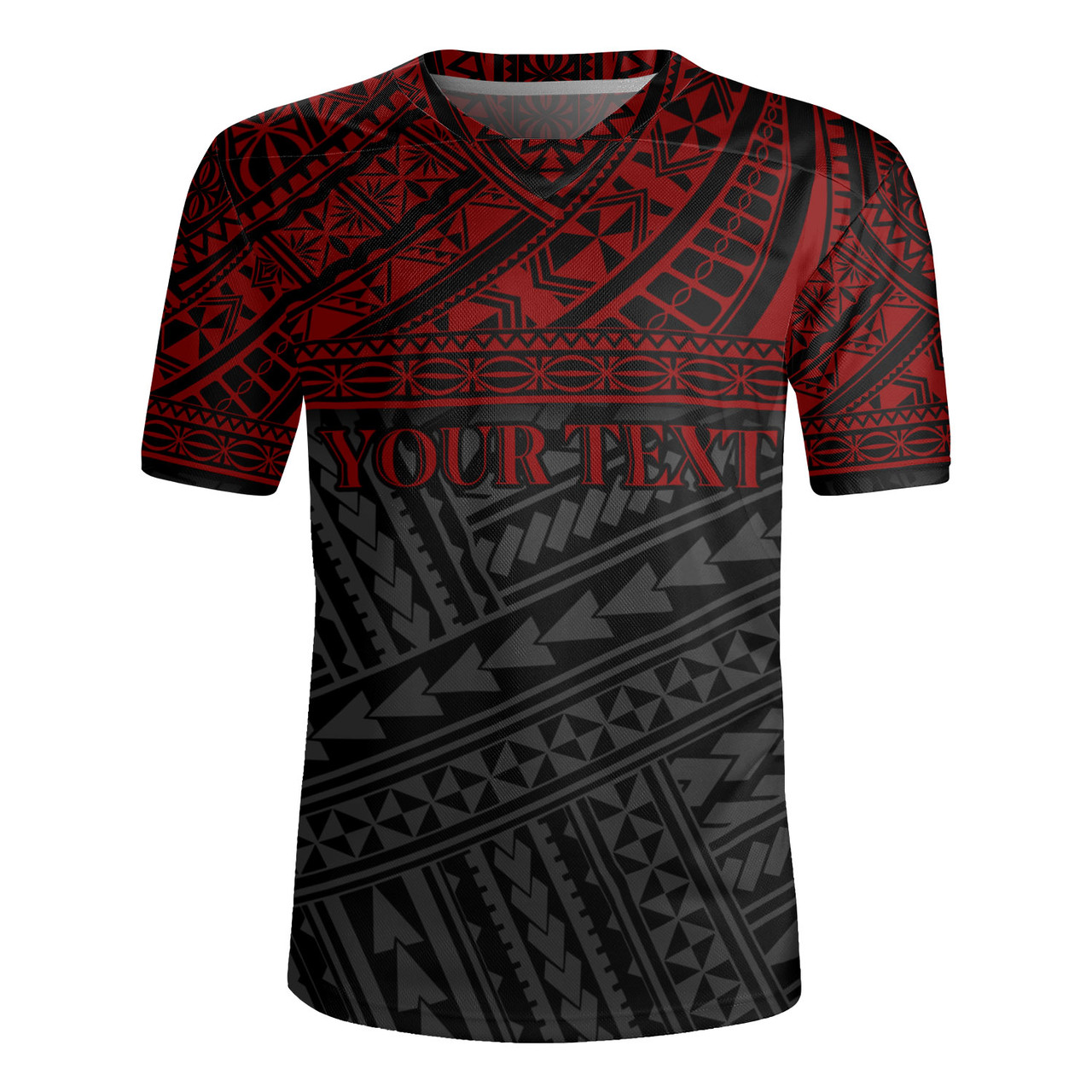 Polynesian Custom Personalised Rugby Jersey Polynesian Tribal Patterns