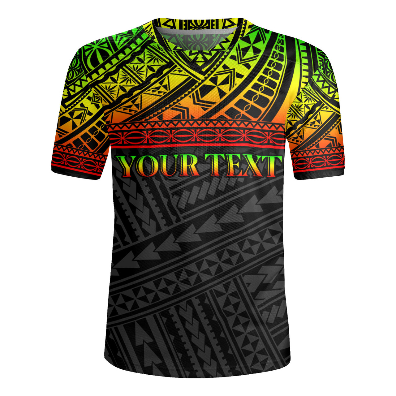 Polynesian Custom Personalised Rugby Jersey Polynesian Tribal Patterns