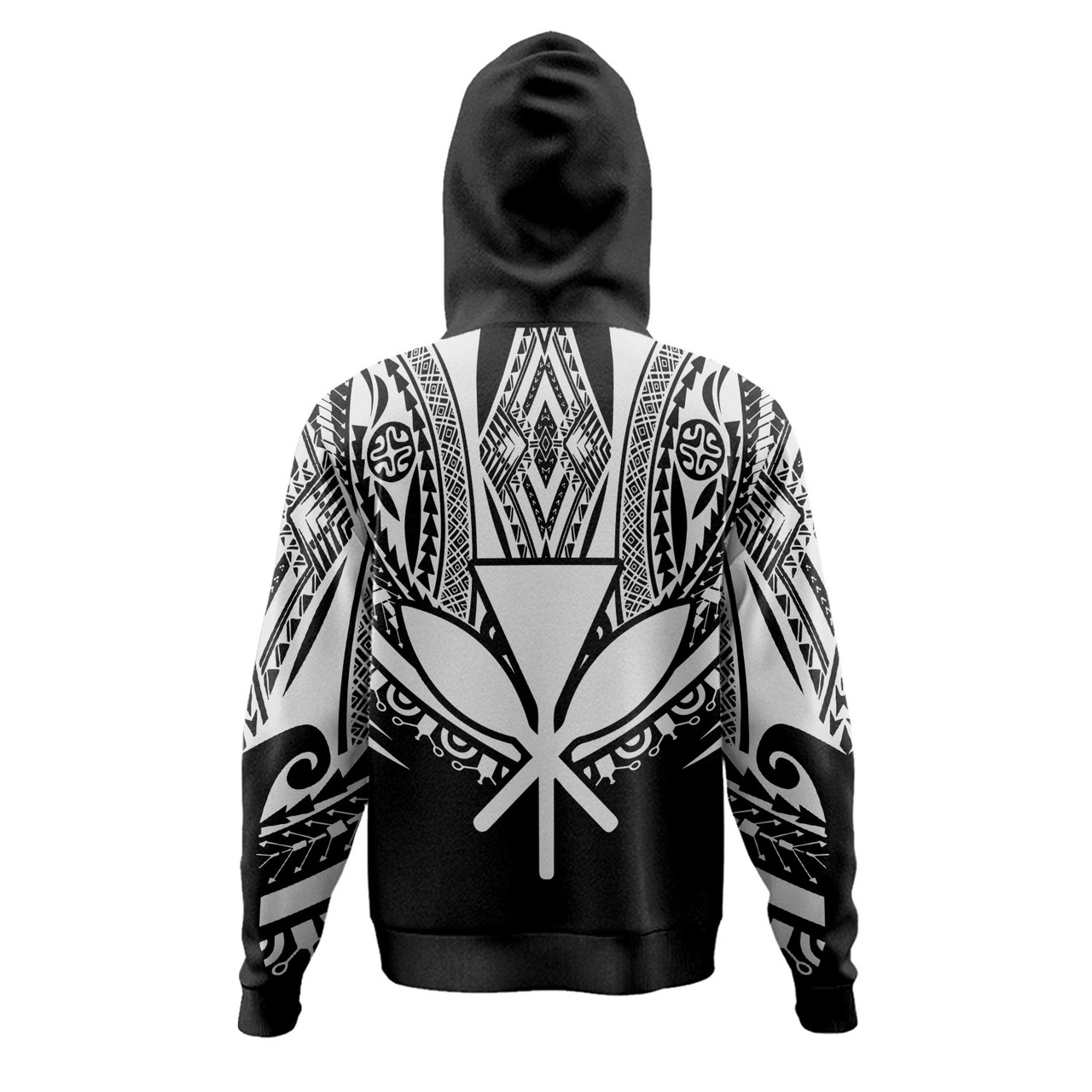 Hawaii Custom Personalised Hoodie Polynesian Tattoo Style