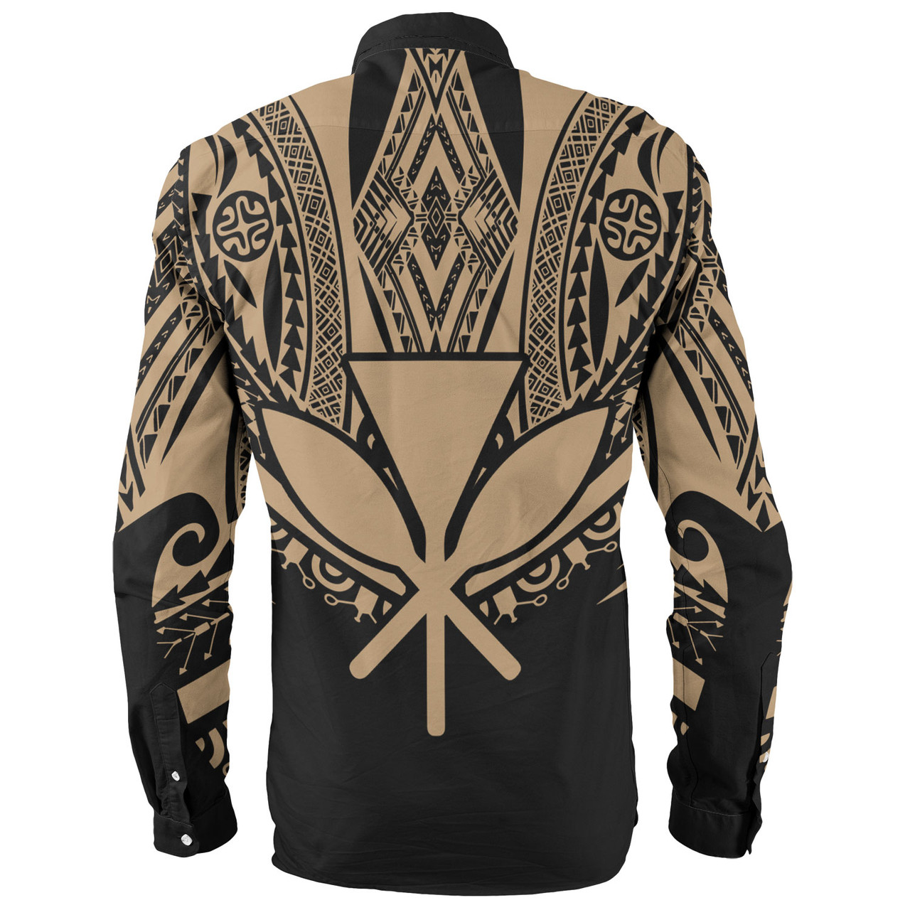 Hawaii Custom Personalised Long Sleeve Shirt Polynesian Tattoo Style