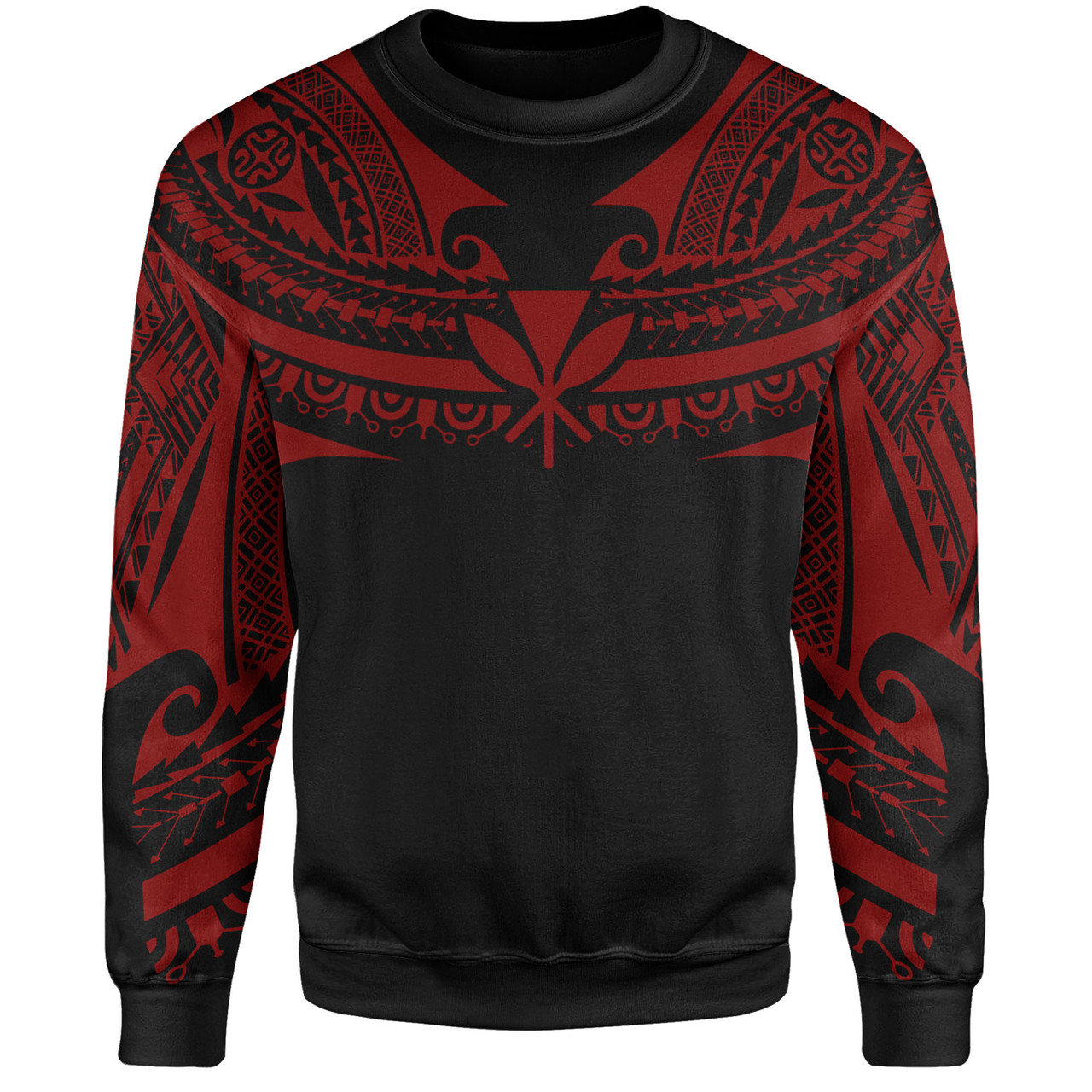 Hawaii Custom Personalised Sweatshirt Polynesian Tattoo Style