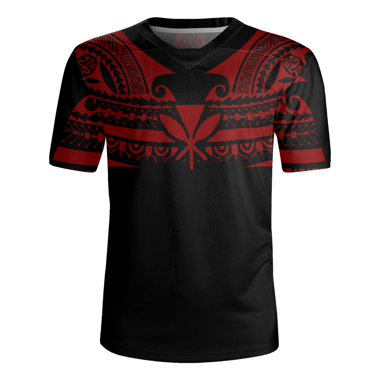 Hawaii Custom Personalised Rugby Jersey Polynesian Tattoo Style