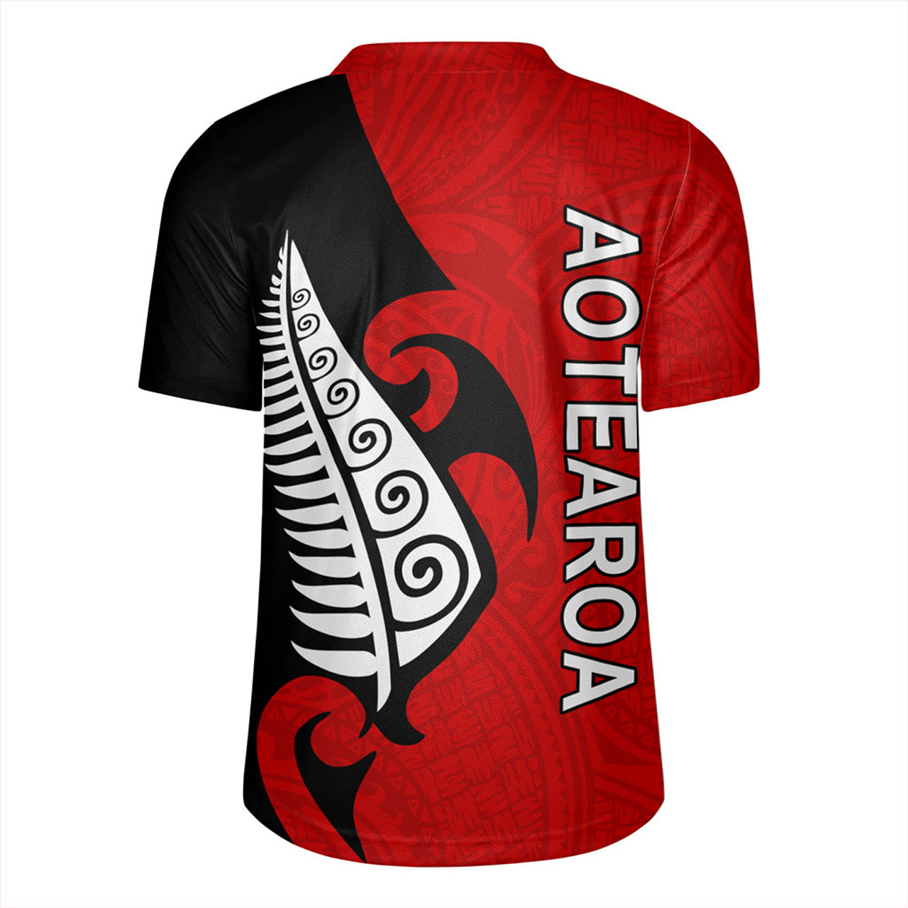 New Zealand Rugby Jersey Custom Aotearoa Silver Fern Koru Design