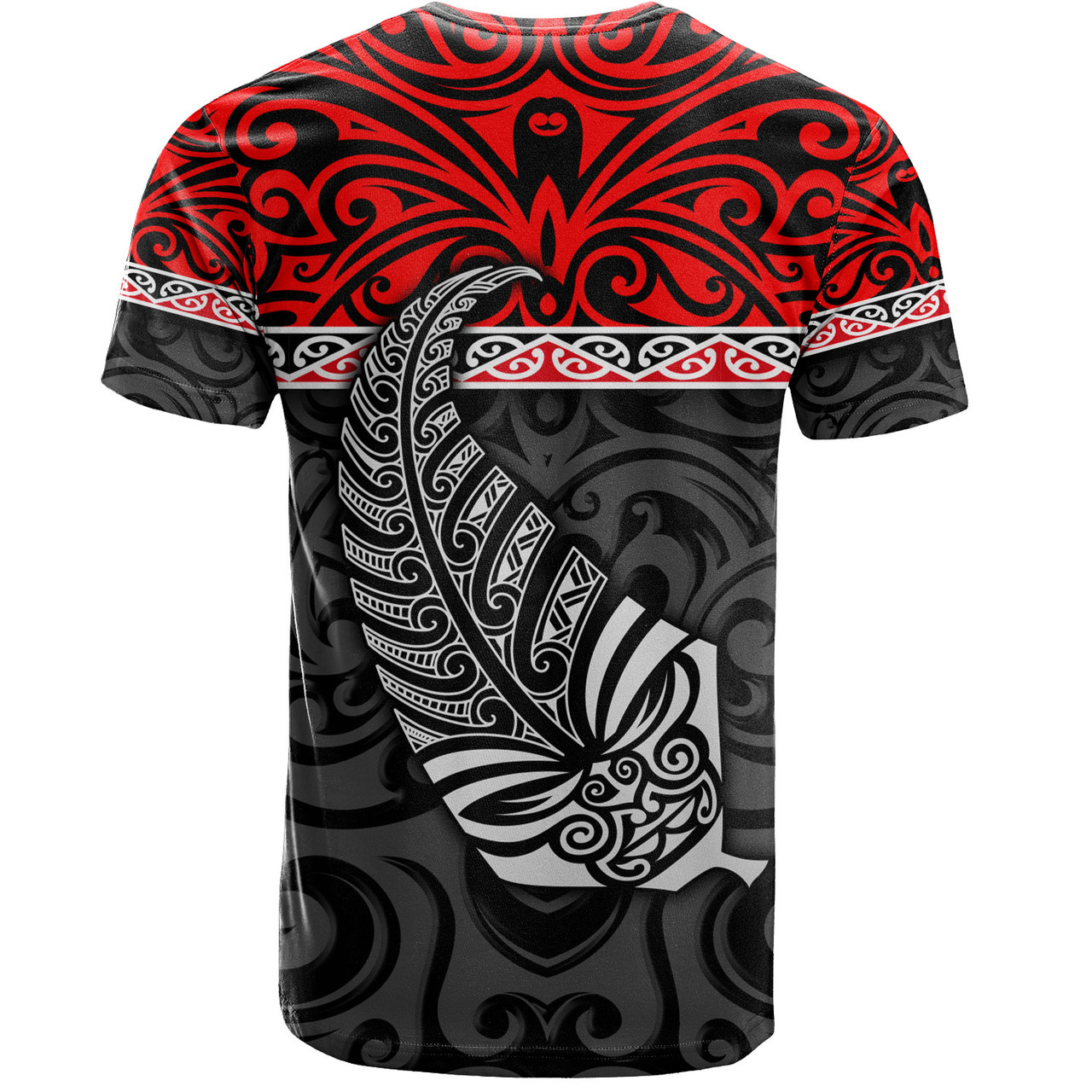 New Zealand Custom Personalised T-Shirt Aotearoa Kowhaiwhai Patterns