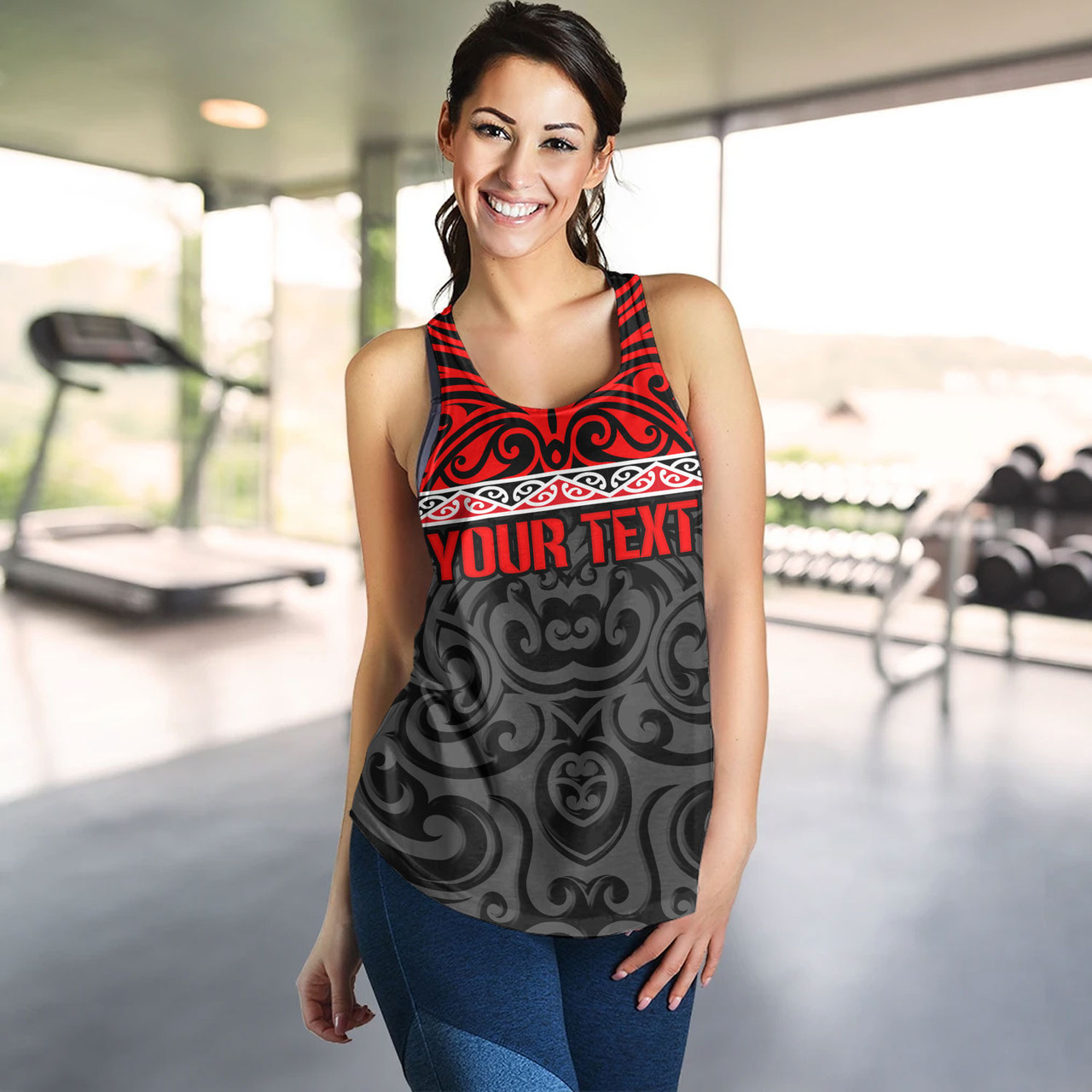 New Zealand Custom Personalised Women Tank Aotearoa Kowhaiwhai Patterns