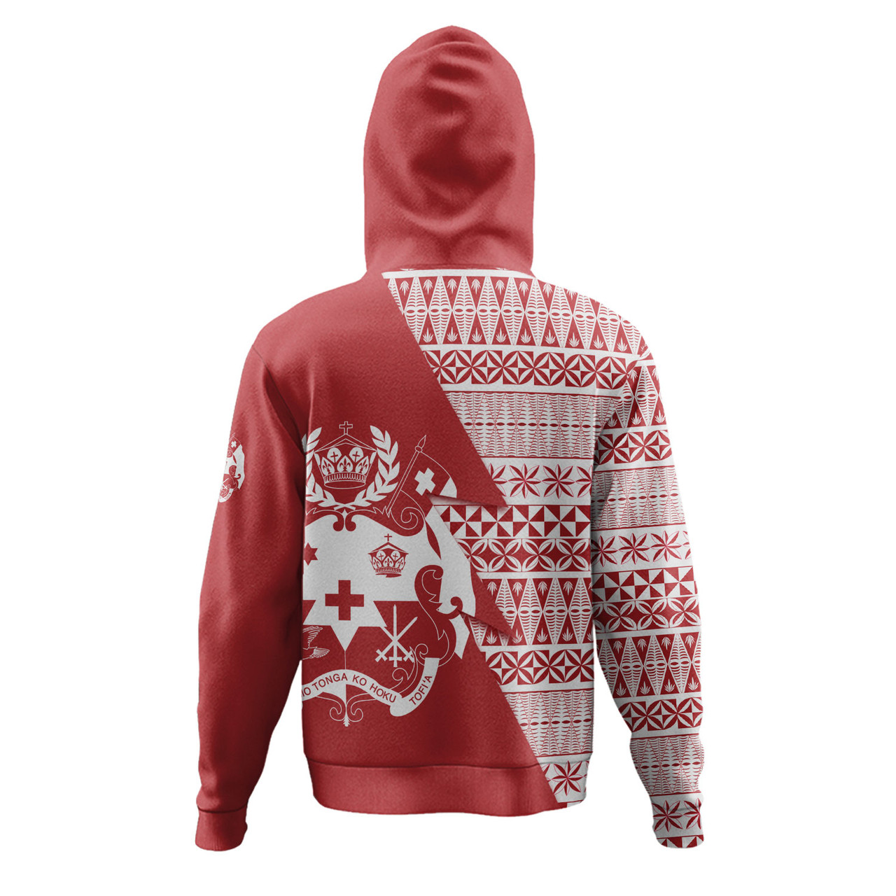 Tonga Custom Personalised Hoodie Flash Style