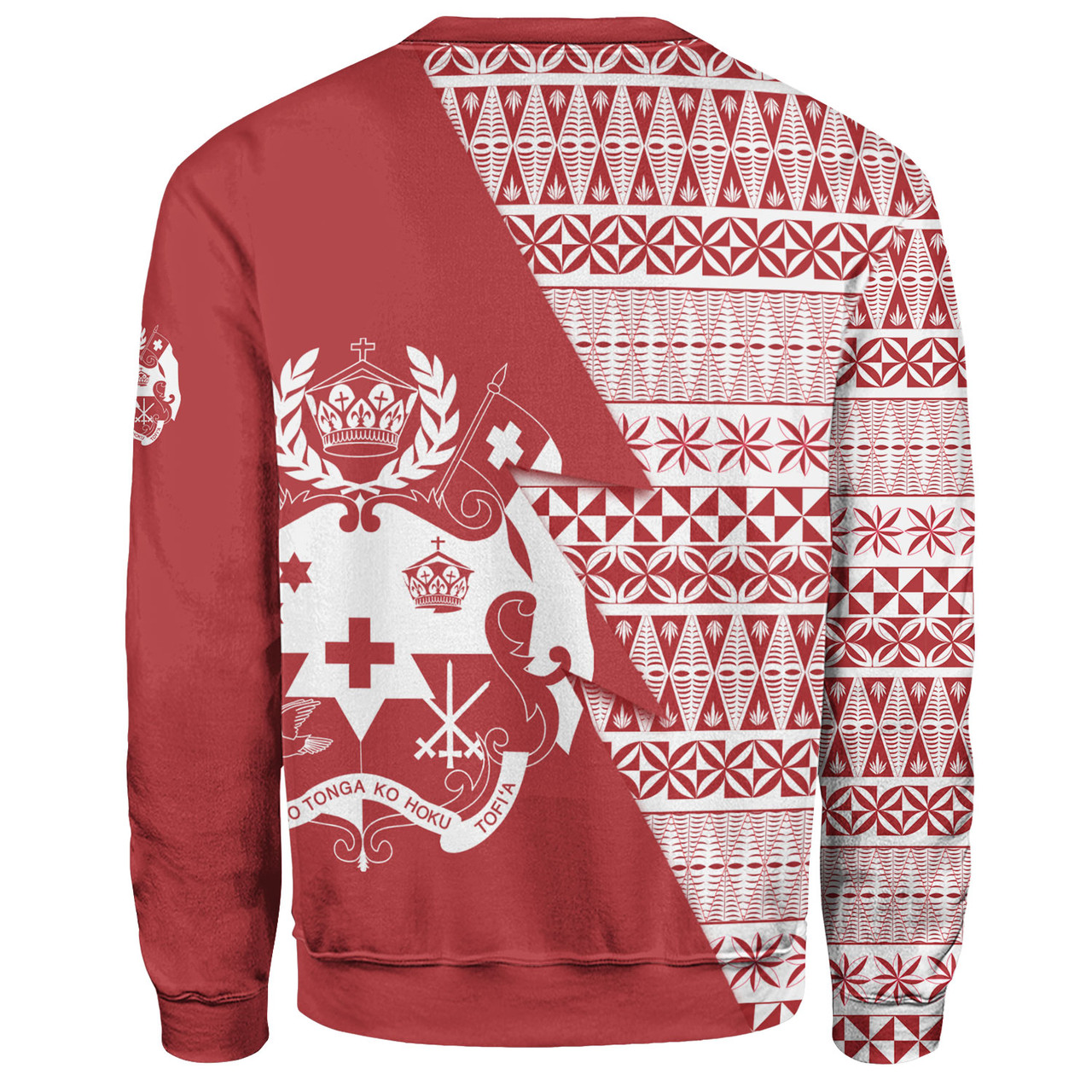Tonga Custom Personalised Sweatshirt Flash Style