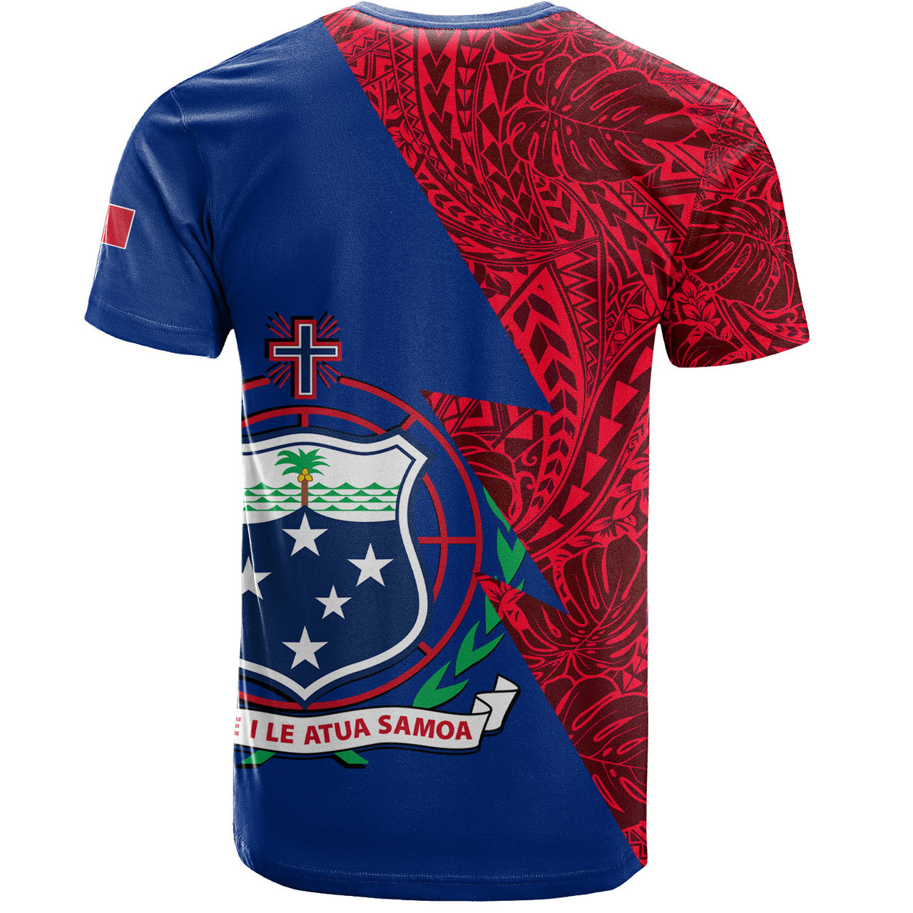 Samoa Custom Personalised T-Shirt Flash Style