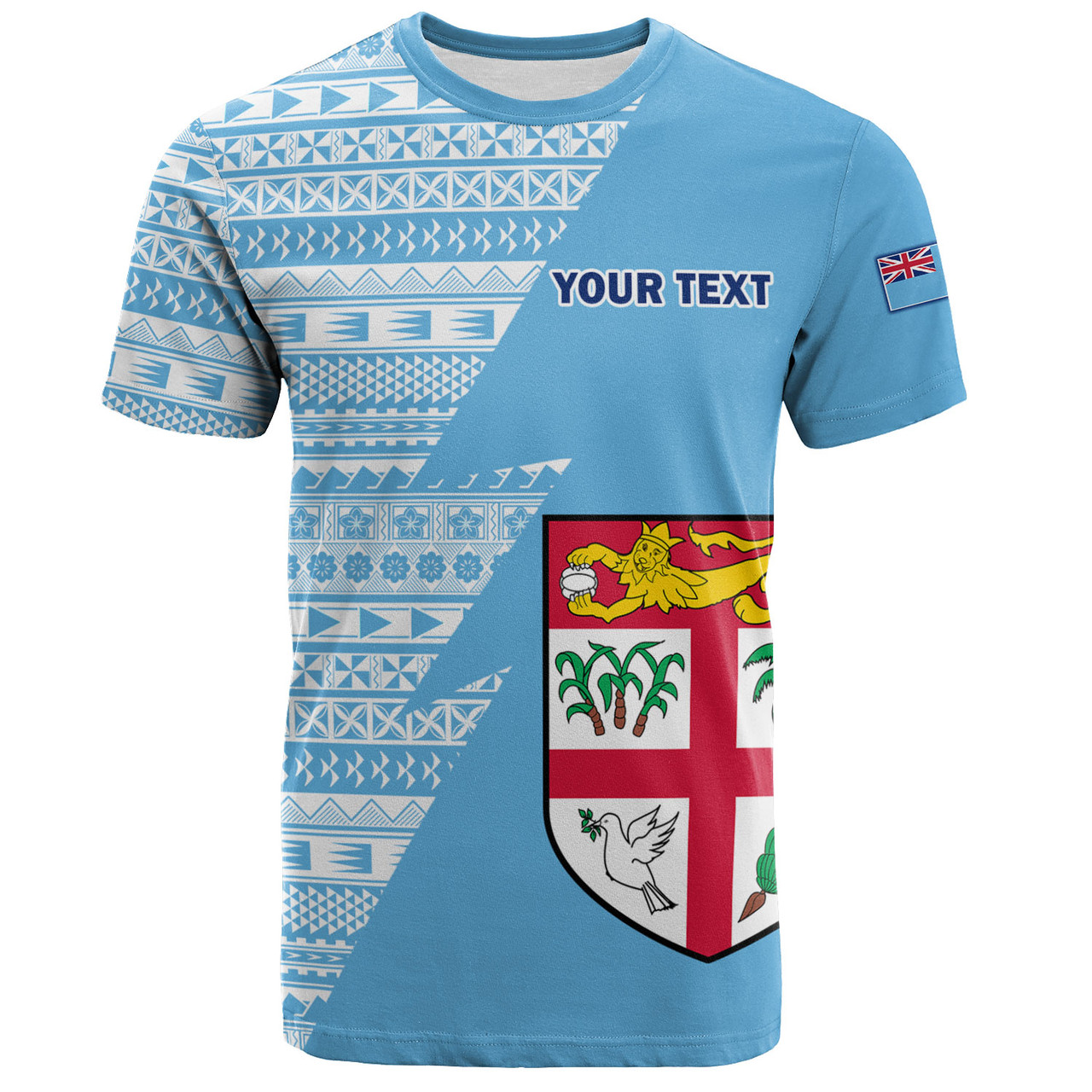 Fiji Custom Personalised T-Shirt Flash Style