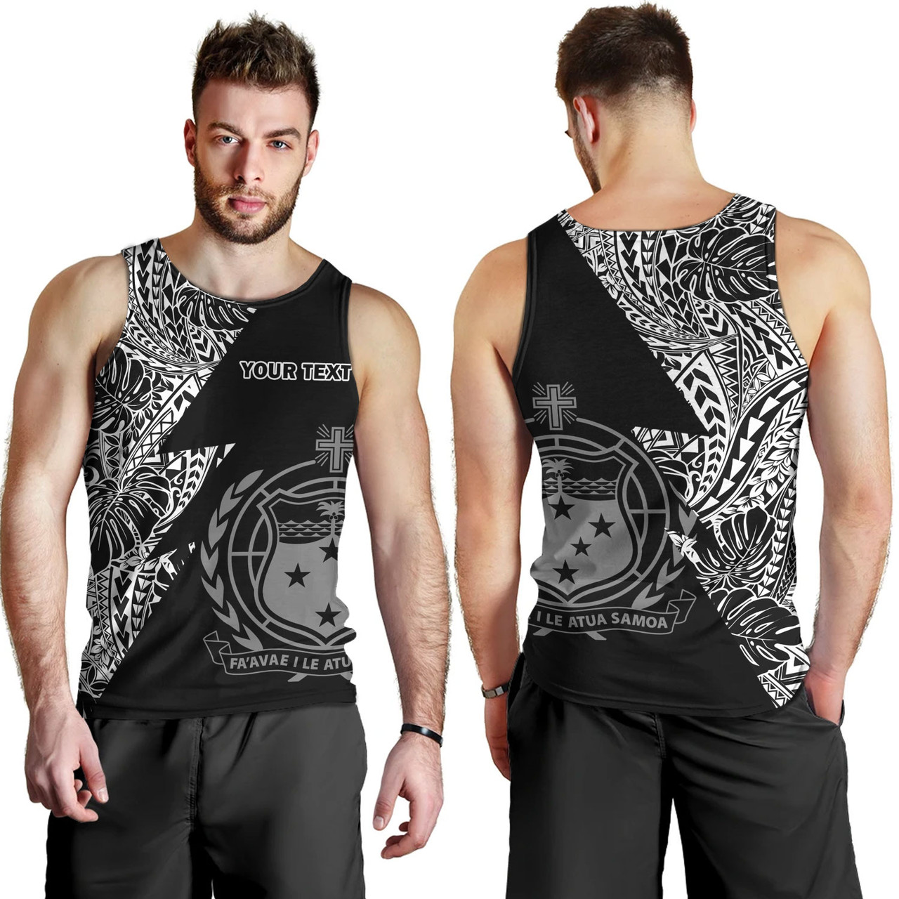 Samoa Custom Personalised Tank Top Flash Style