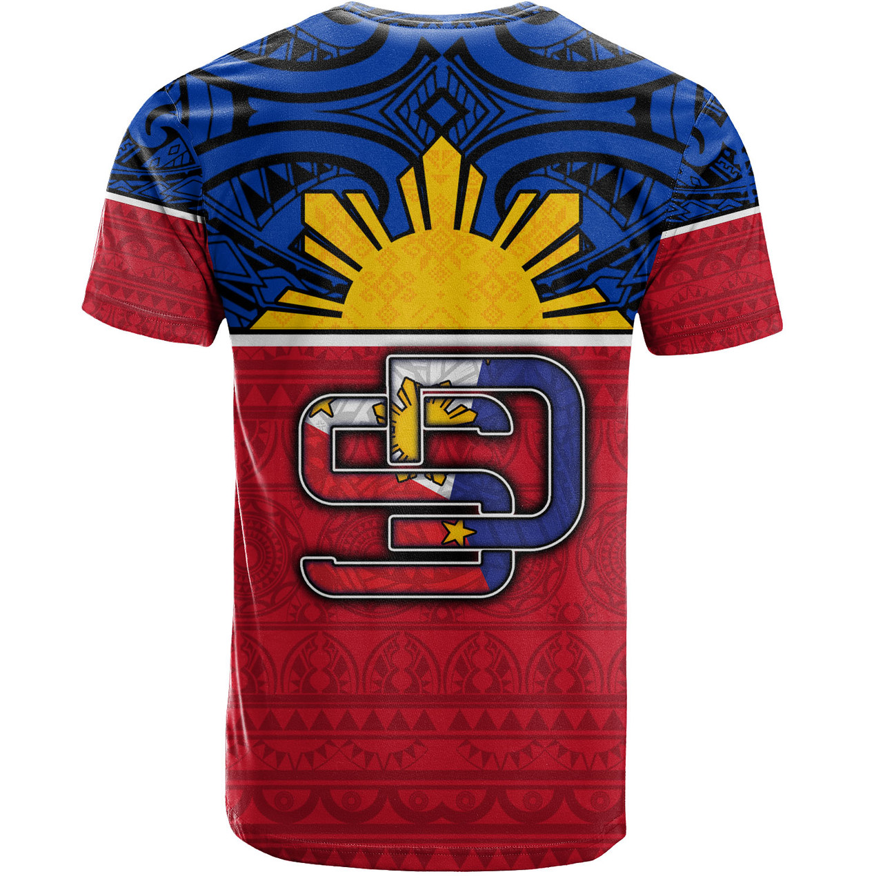 Philippines Filipinos Custom Personalised T-Shirt San Diego Tribal Patterns Style