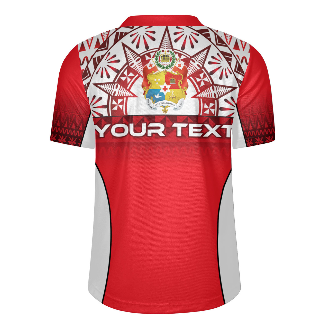 Tonga Custom Personalised Rugby Jersey Map Tongan Ngatu Gradient Style