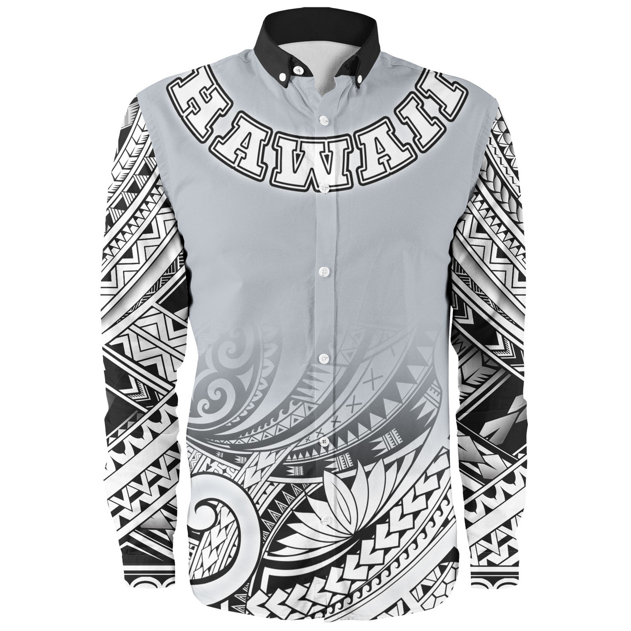 Hawaii Custom Personalised Long Sleeve Shirt Polynesian Style Tattoo Design