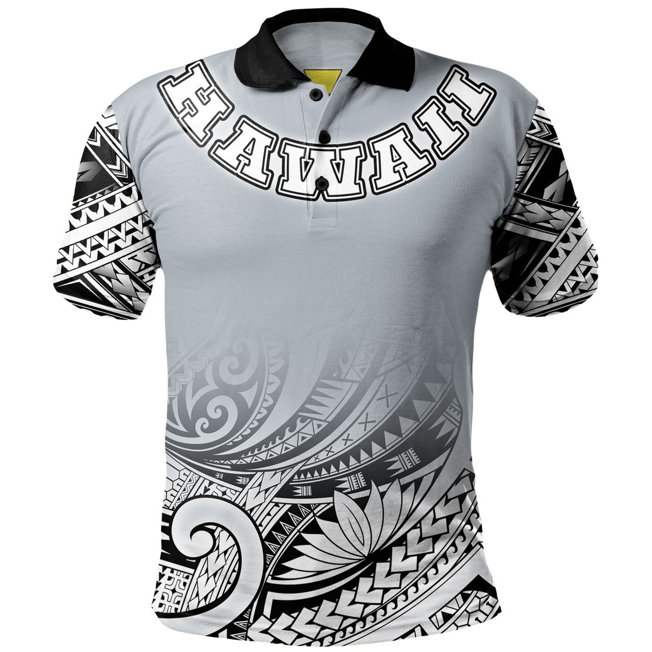 Hawaii Custom Personalised Polo Shirt Polynesian Style Tattoo Design