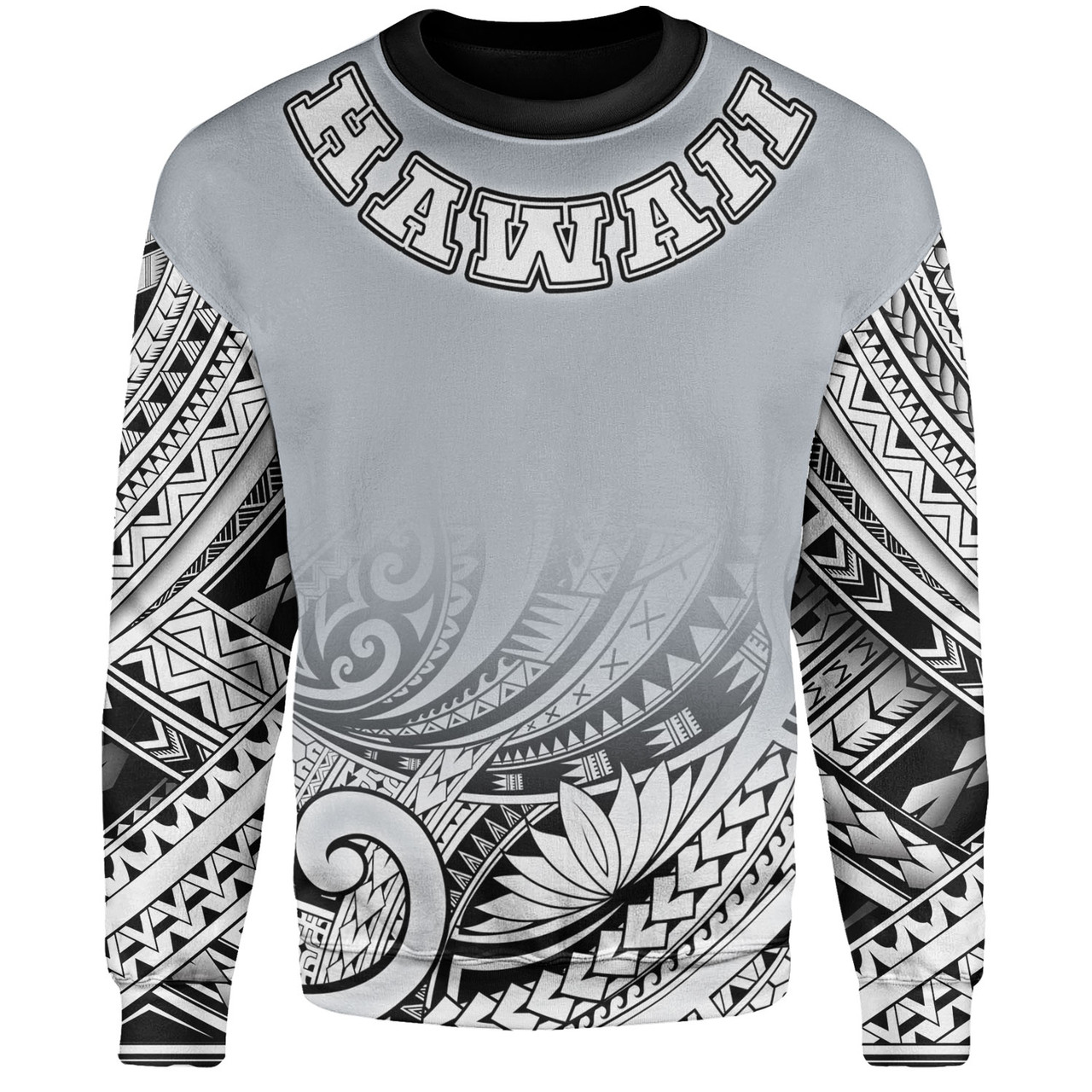 Hawaii Custom Personalised Sweatshirt Polynesian Style Tattoo Design