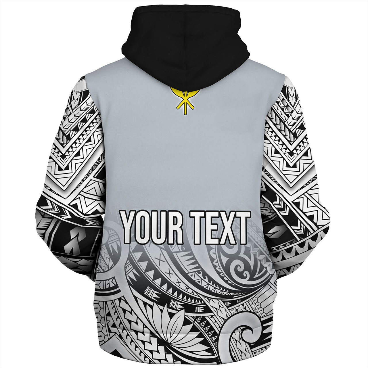 Hawaii Custom Personalised Sherpa Hoodie Polynesian Style Tattoo Design