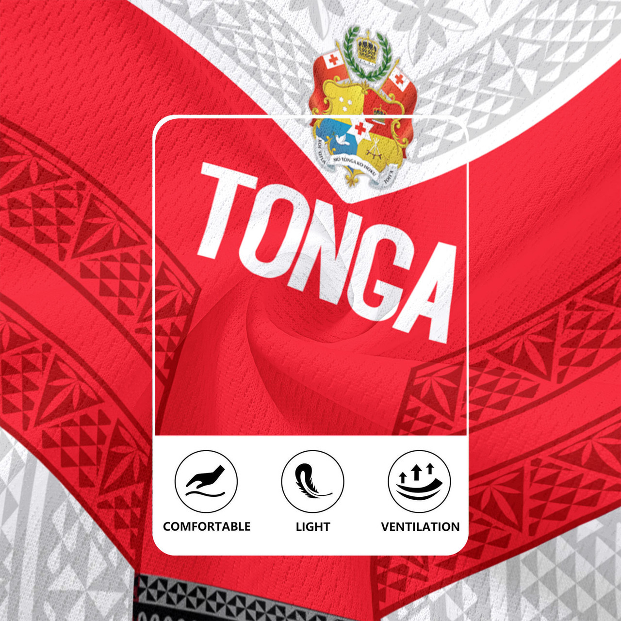 Tonga Custom Personalised Rugby Jersey Mate Ma'a Tonga Ngatu Patterns