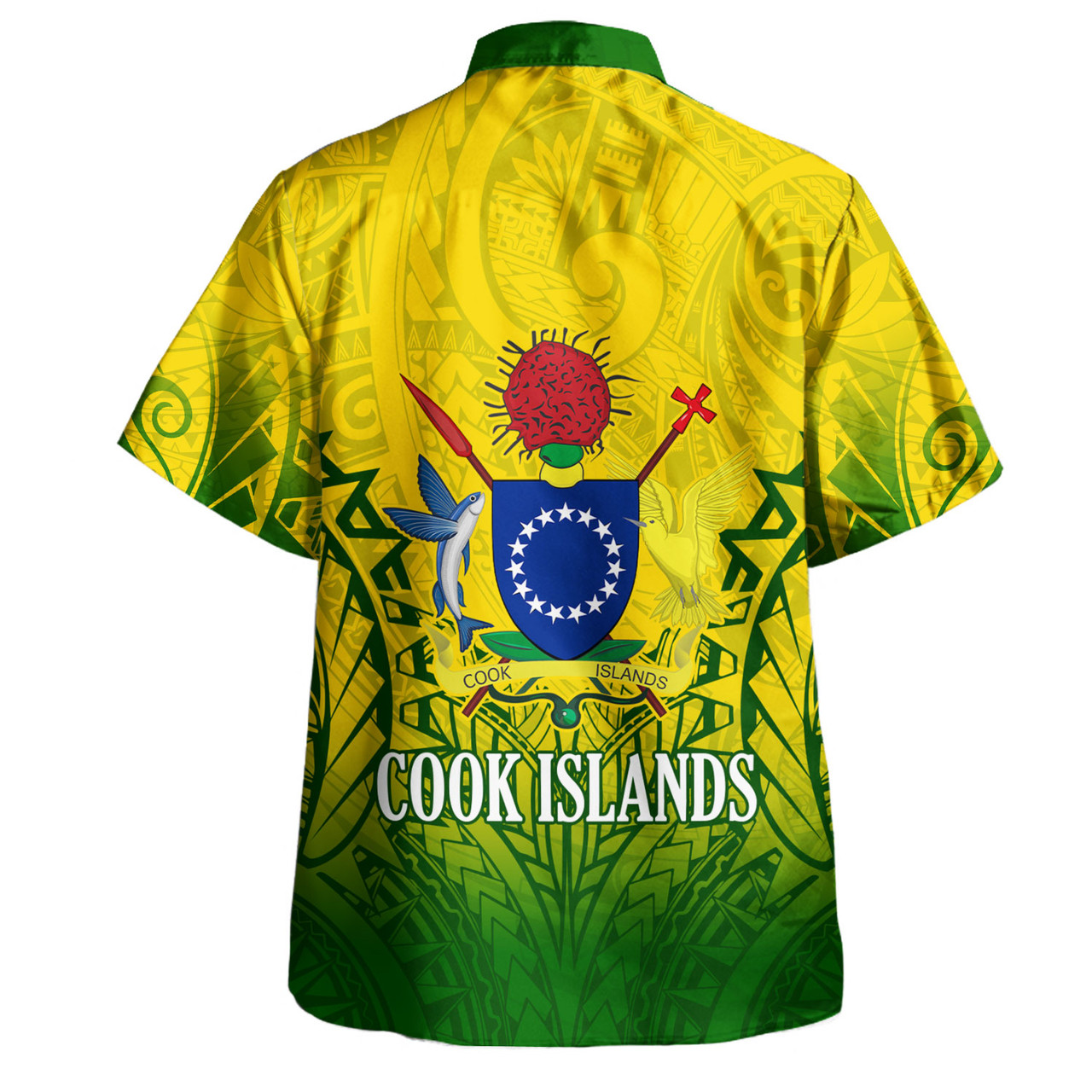 Cook Islands Custom Personalised Hawaiian Shirt Seal With Flag Style