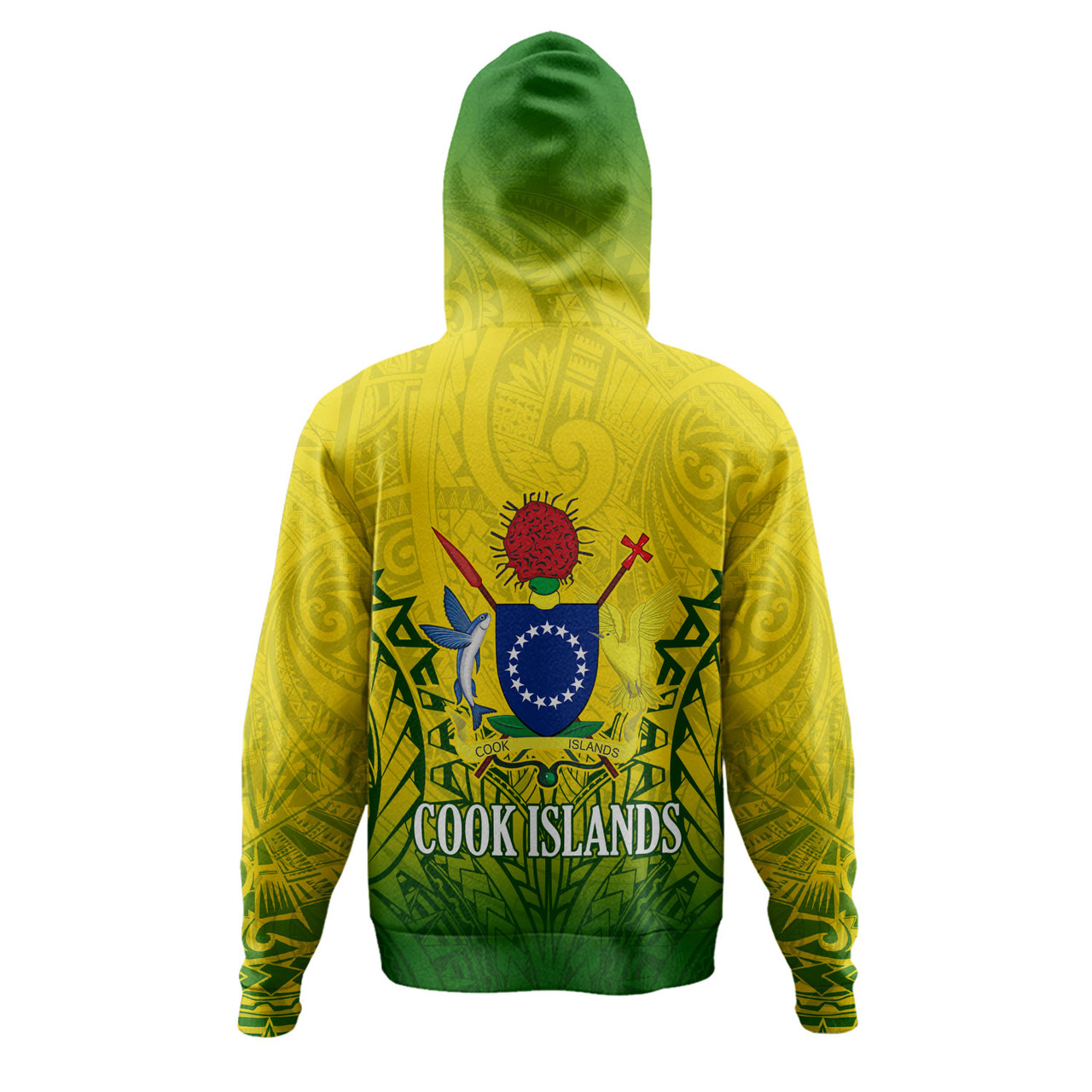 Cook Islands Custom Personalised Hoodie Seal With Flag Style