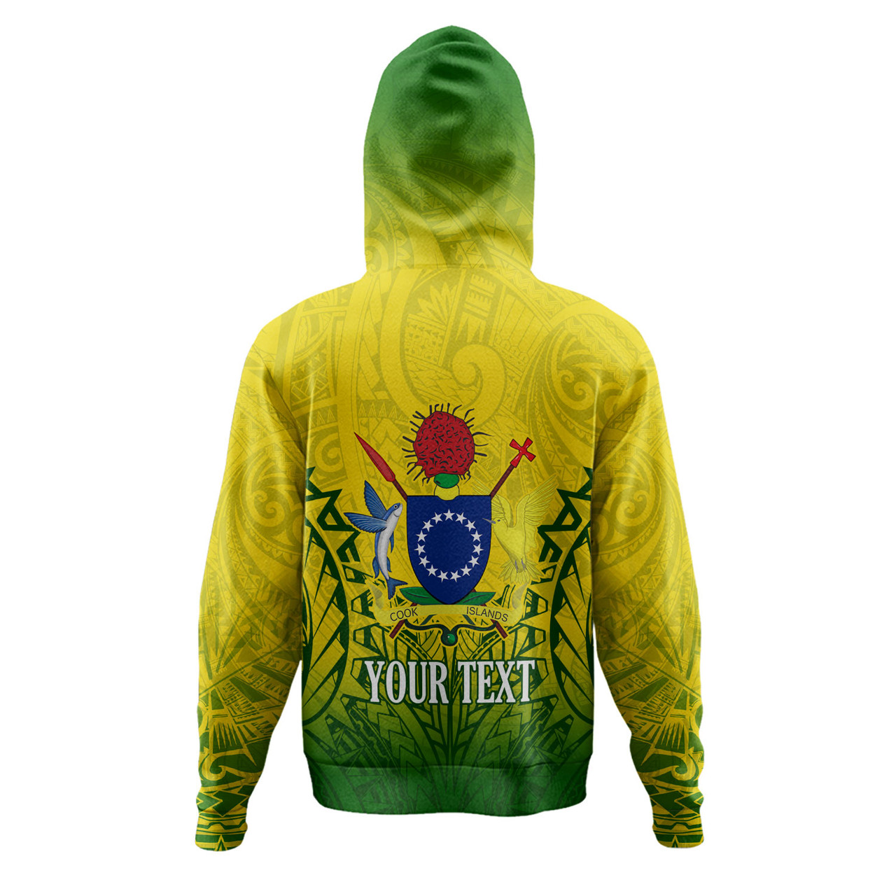 Cook Islands Custom Personalised Hoodie Seal With Flag Style